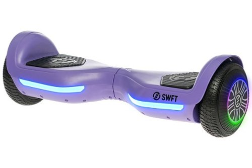 SWFT - Blaze Hoverboard w/ 3mi Max Operating Range & 7 mph Max Speed - Grape
