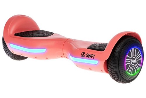 SWFT - Blaze Hoverboard w/ 3mi Max Operating Range & 7 mph Max Speed - Flamingo (Pink)