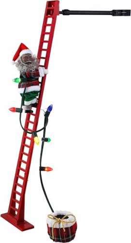 Mr Christmas - 40" African American Super Climbing Santa