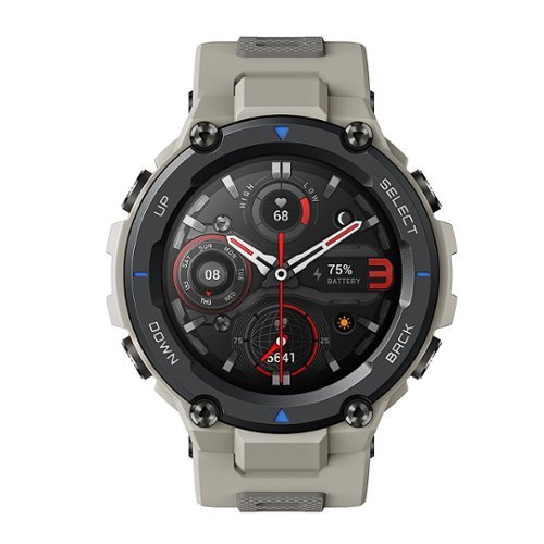 Amazfit - T-Rex Pro Smartwatch 1.3" Polycarbonate - Desert Gray