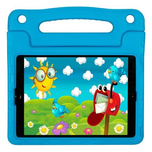 Targus - Kids Antimicrobial Case for iPad® (8th/7th Gen) 10.2", iPad Air® 10.5", and iPad Pro® (10.5") - Blue