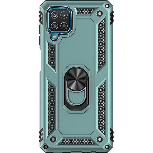 SaharaCase - Military Kickstand Series Case for Samsung Galaxy A12 - Pine Green-Left_Standard 