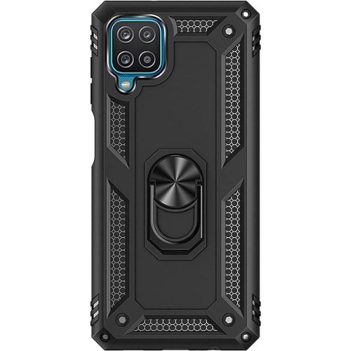 SaharaCase - Military Kickstand Series Case for Samsung Galaxy A12 - Black-Left_Standard 