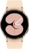 Samsung - Galaxy Watch4 Aluminum Smartwatch 40mm LTE - Gold - (2021)-Front_Standard