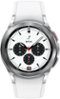 Samsung - Galaxy Watch4 Classic Stainless Steel Smartwatch 42mm LTE - Silver - (2021)-Front_Standard