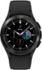 Samsung - Galaxy Watch4 Classic Stainless Steel Smartwatch 42mm LTE - Black-Front_Standard