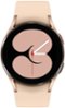 Samsung - Galaxy Watch4 Aluminum Smartwatch 40mm BT - Gold-Front_Standard