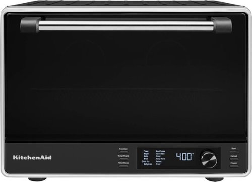 KitchenAid - KitchenAid® Dual Convection Countertop Oven with Air Fry and Temperature Probe - KCO224 - Black Matte