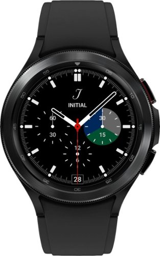 Samsung - Galaxy Watch4 Classic Stainless Steel Smartwatch 46mm BT - Black