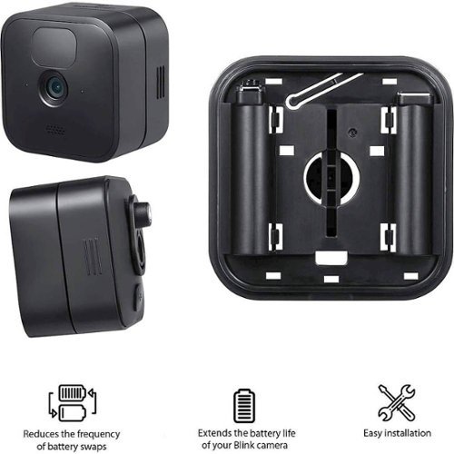Wasserstein Battery Extension for Blink Outdoor and Blink Indoor Cameras (3-Pack) - Black WORLDWIDE DELIVERY