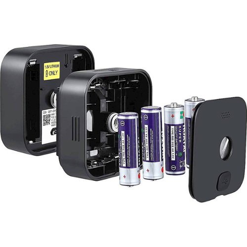 Wasserstein Battery Extension for Blink Outdoor and Blink Indoor Cameras (3-Pack) - Black GLOBAL SHIPPING