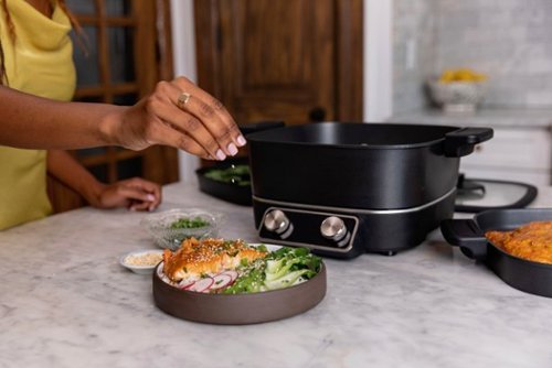 Bella Pro Series - 5-qt. All-in-One Electric Skillet - Matte Black-Alt_View_Standard_21 
