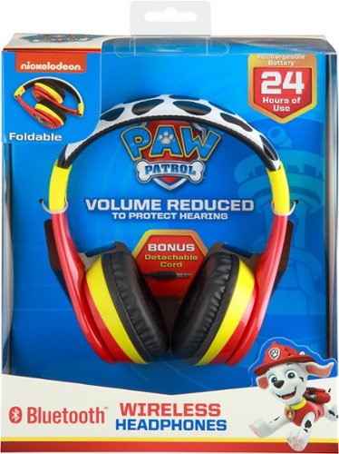 eKids Paw Patrol Marshall Bluetooth Headphones - Red WHERE TO BUY