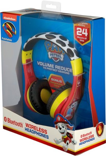 eKids Paw Patrol Marshall Bluetooth Headphones - Red SHOP ONLINE