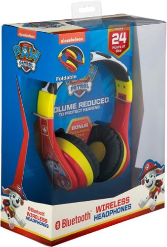 eKids Paw Patrol Marshall Bluetooth Headphones - Red BUY ONLINE