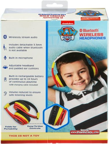 eKids Paw Patrol Marshall Bluetooth Headphones - Red BUY IN EUROPE