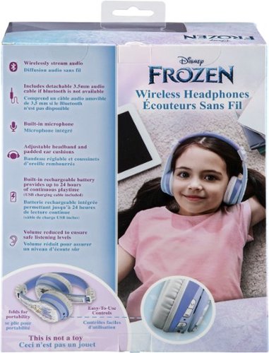 eKids Disney Frozen Bluetooth Headphones - light blue BUY IN EUROPE