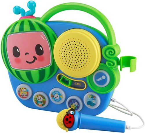 KIDdesigns Cocomelon My First Sing Along Boombox - Blue WORLDWIDE DELIVERY