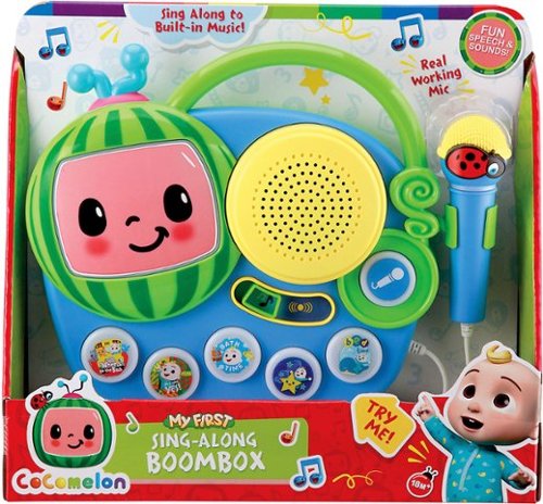 KIDdesigns Cocomelon My First Sing Along Boombox - Blue BUY IN EUROPE