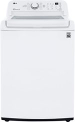LG - 4.5 Cu. Ft. Top Load Washer - White - Front_Standard