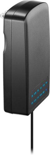 Insignia™ 3,000 mA 5’ Universal AC Adapter for High-Output Devices - Black GLOBAL SHIPPING