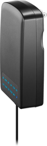 Insignia™ 3,000 mA 5’ Universal AC Adapter for High-Output Devices - Black WORLDWIDE DELIVERY