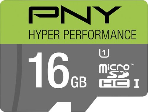  PNY - 16GB microSDHC Class 10 UHS-I/U1 Memory Card
