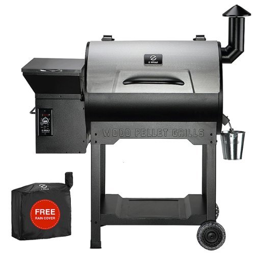 Z GRILLS - 7002C3E Wood Pellet Grill and Smoker - Bronze