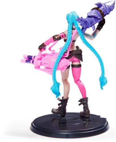 League of Legends Official 4-Inch Jinx Collectible Figure with Premium Details and 2 Accessories, Ages 12 and Up HOW TO BUY