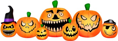 Occasions - 8.5' Wide Inflatable Pumpkin Patch-Front_Standard 