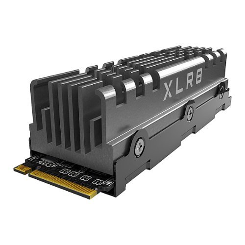 PNY - XLR8 CS3140 1TB M.2 NVMe PCle Gen 4 x4 Internal Solid State Drive with Heatsink
