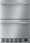 Thermador - 4.3 Cu. Ft. Built-In Double Drawer Under-Counter Refrigerator/Freezer with Professional Series Handle - Stainless Steel-Front_Standard