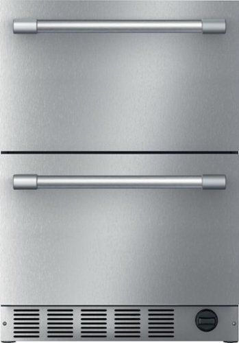 Thermador - Professional Series 4.4 Cu. Ft. Built-In Double Drawer Under-Counter Refrigerator - Stainless Steel