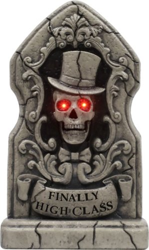 Seasonal Visions International - Animated 24" light up tombstone with hinged jaw-Front_Standard 