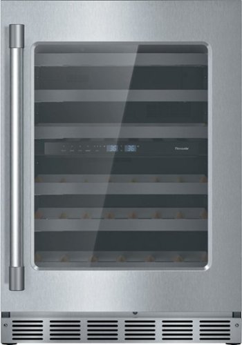 Thermador - Professional Series 41-Bottle Built-In Wine Refrigerator - Stainless steel