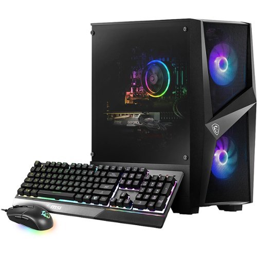MSI - Codex R Gaming Desktop - Intel i5-11400F - 16 GB Memory - NVIDIA GeForce RTX 3060 Up to 12 GB - 500 GB SSD - Black