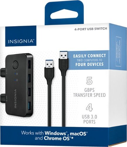 Insignia™ 4-Port USB 3.0 Hub - Black WHERE TO BUY