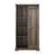 Walker Edison - 68” Modern Farmhouse Sliding Door Storage Cabinet - Grey wash-Front_Standard
