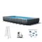 Intex - Ultra XTR Rectangular Pool Set with Maintenance Kit - Gray-Front_Standard
