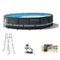 Intex - Ultra XTR Round Frame Swimming Pool, Pump, & Winterizing Kit - Black-Front_Standard 