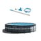 Intex - 18ft x 52in Ultra XTR Round Frame Above Ground Pool Set and Cleaning Kit-Front_Standard