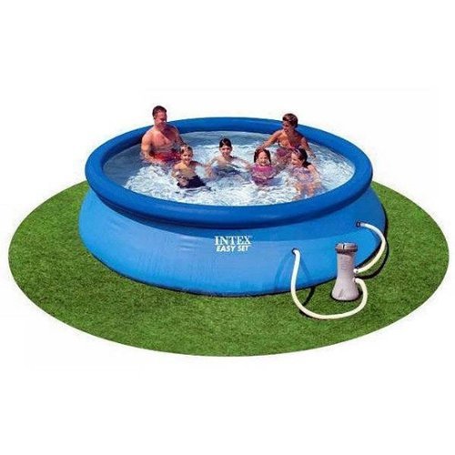 Easy Set Pool, Pump & Filter and Intex Above Ground Rope Tie Pool Cover - Blue-Alt_View_Standard_18 