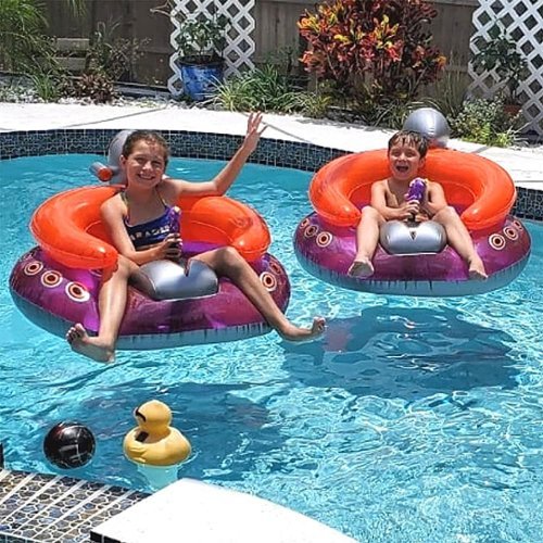 Swimline 90285 basketball hoop giant shootball inflatable fun swimming pool toy store