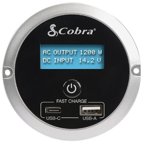 Cobra - Remote On/Off Controller with Fast Charge USB - Black