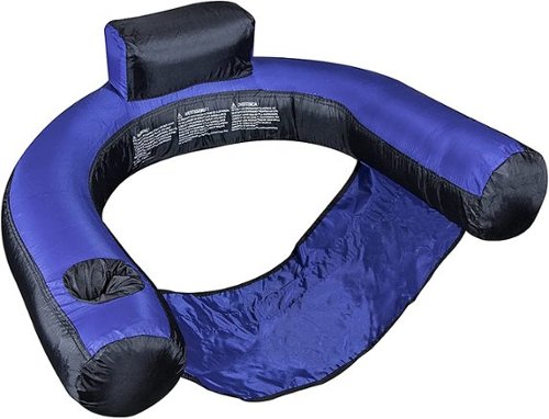 Swimline - Inflatable Nylon Fabric Covered Swimming Pool U-Seat Chair Float