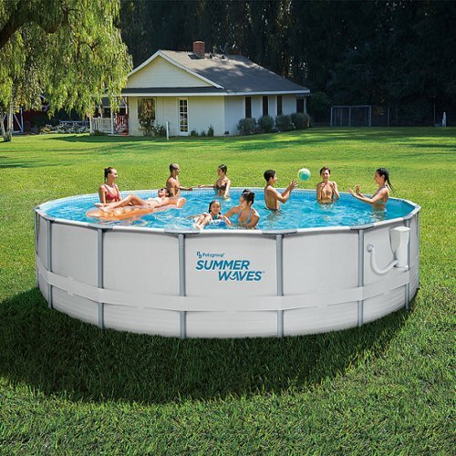 Summer Waves - Metal Frame Above Ground Pool Set-Alt_View_Standard_16 