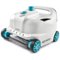Intex - 700 Gal Per Hour Above Ground Pool Cleaner Robot Vacuum w/ 21 Ft Hose - White-Front_Standard