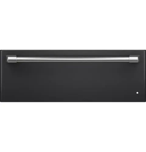 Front. Café - 30" Warming Drawer, Customizable - Matte Black.