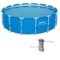 Bestway - Steel Pro Frame Above Ground Pool w Cartridge Filter pump-Front_Standard