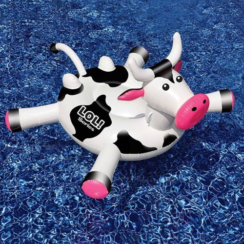 Swimline - Swimming Pool Kids Giant Rideable On Cow Inflatable Float Toy-Alt_View_Standard_15 